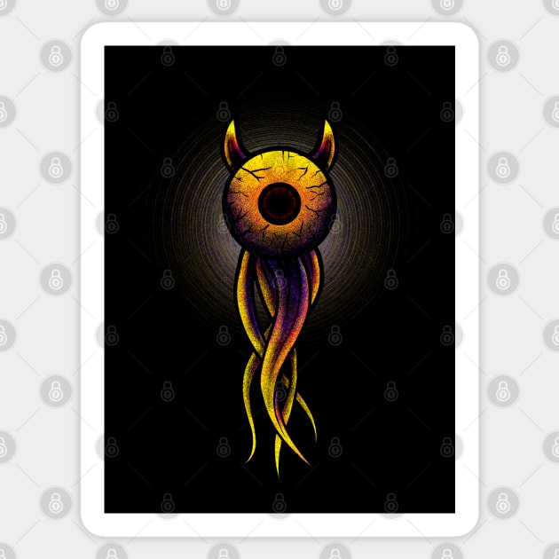 Eyeball evil Sticker by Tuye Project